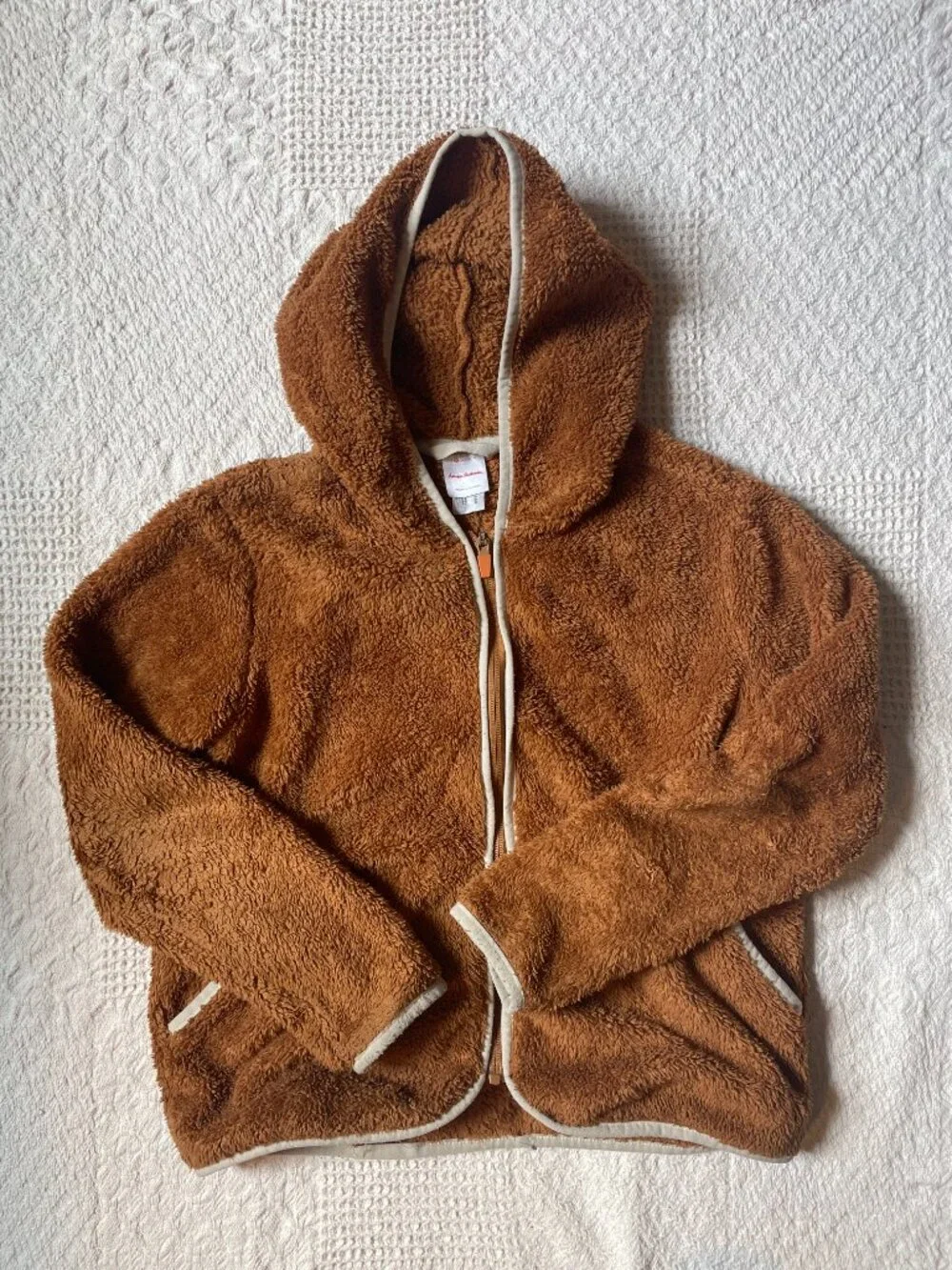 Hanna Andersson sherpa jacket - size 10 - brown